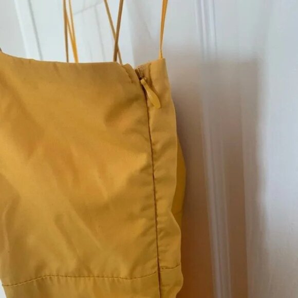 En Saison - yellow midi dress (large) - Picture 7 of 15